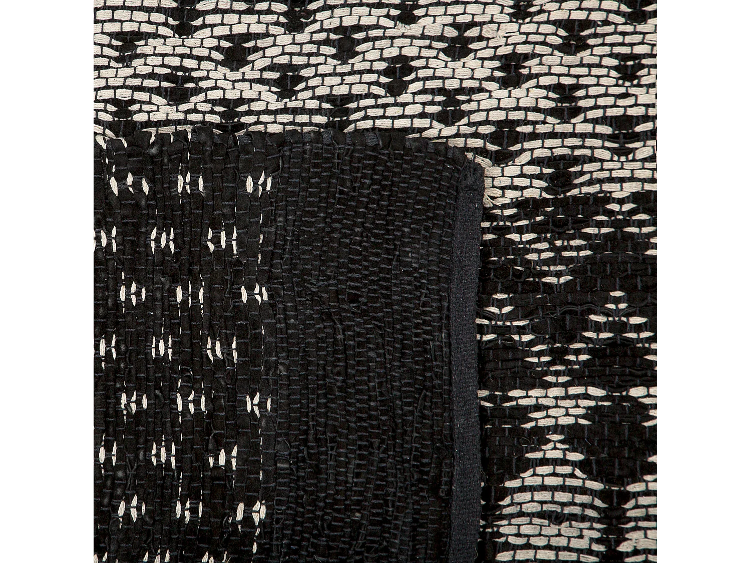 Tapete SOKUN 140 x 200 cm Pele Preto