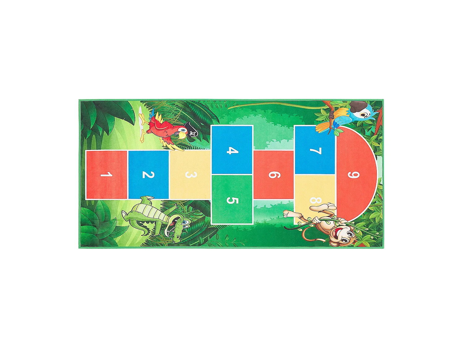 Tapis enfant BABADAG Vert 80 x 150 cm