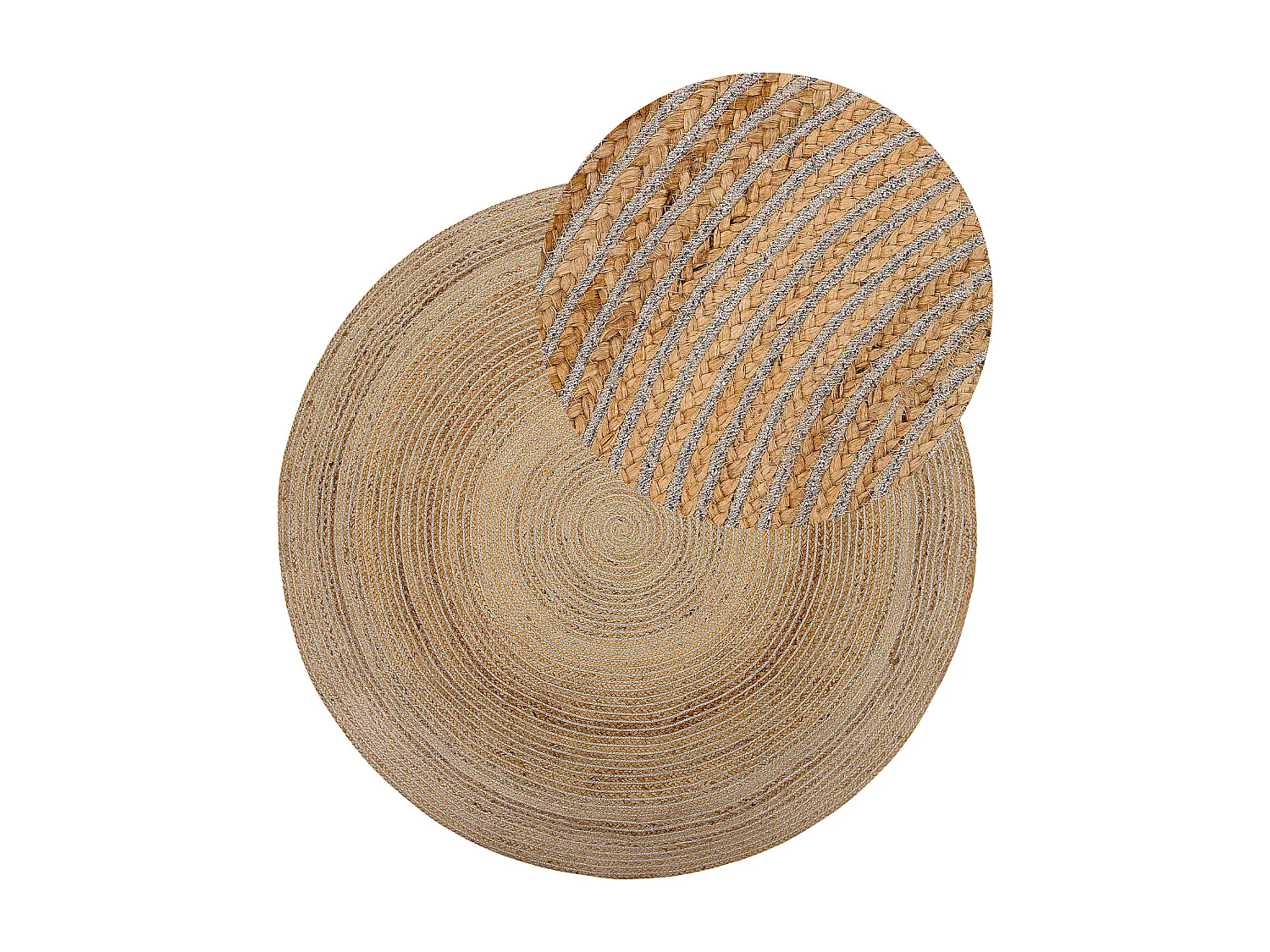 Tapis AKBELEN ø 140 cm Jute Beige