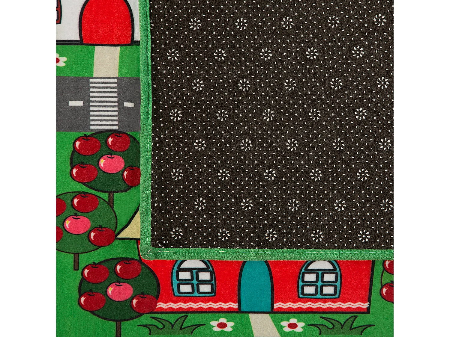 Vloerkleed polyester groen 80 x 150 cm TUTAK