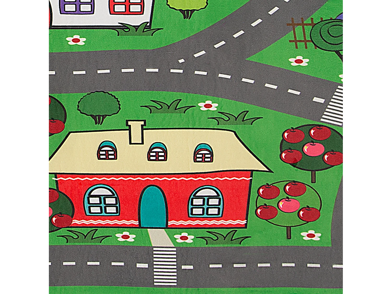 Vloerkleed polyester groen 80 x 150 cm TUTAK