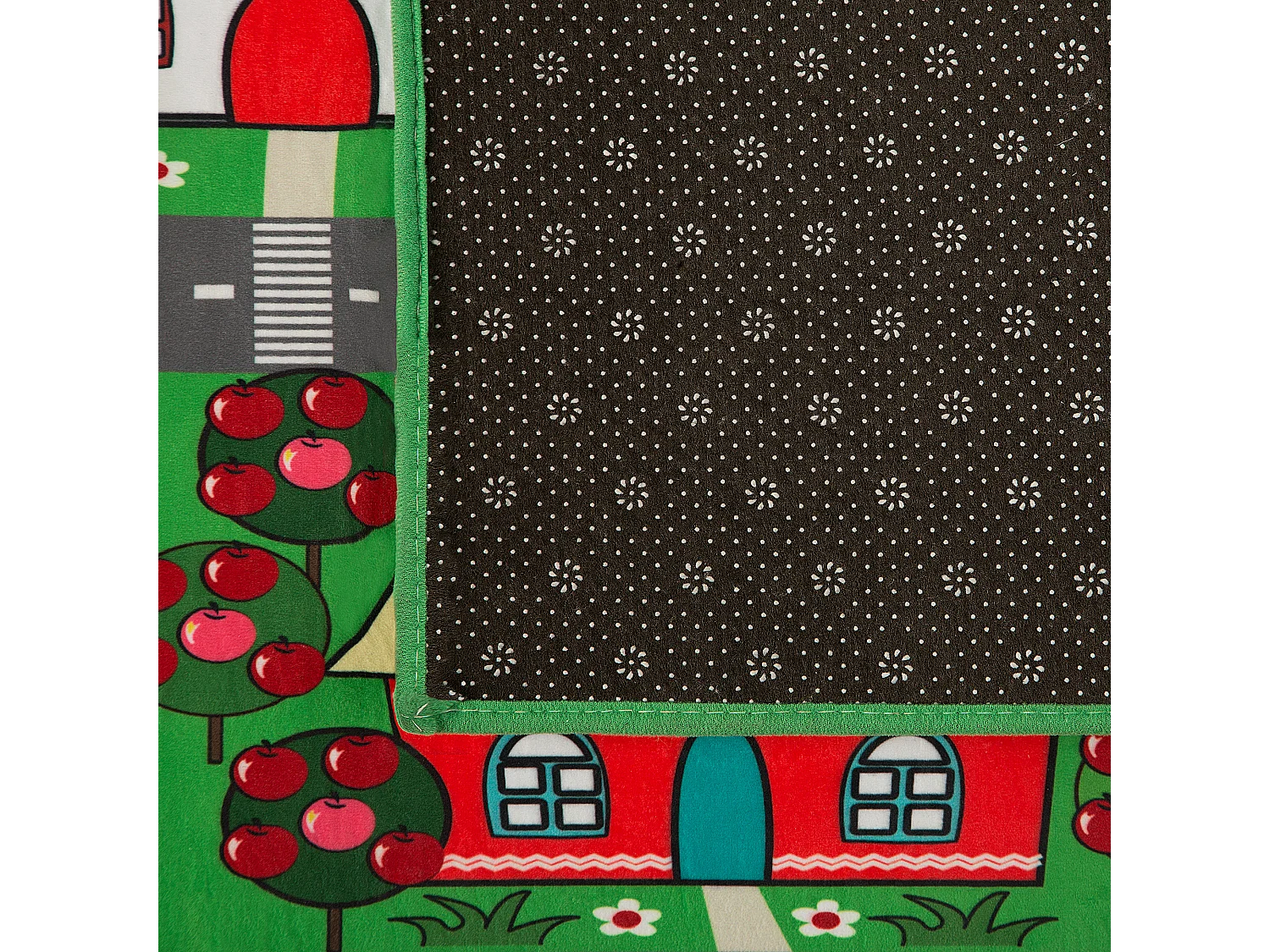 Vloerkleed polyester groen 80 x 150 cm TUTAK