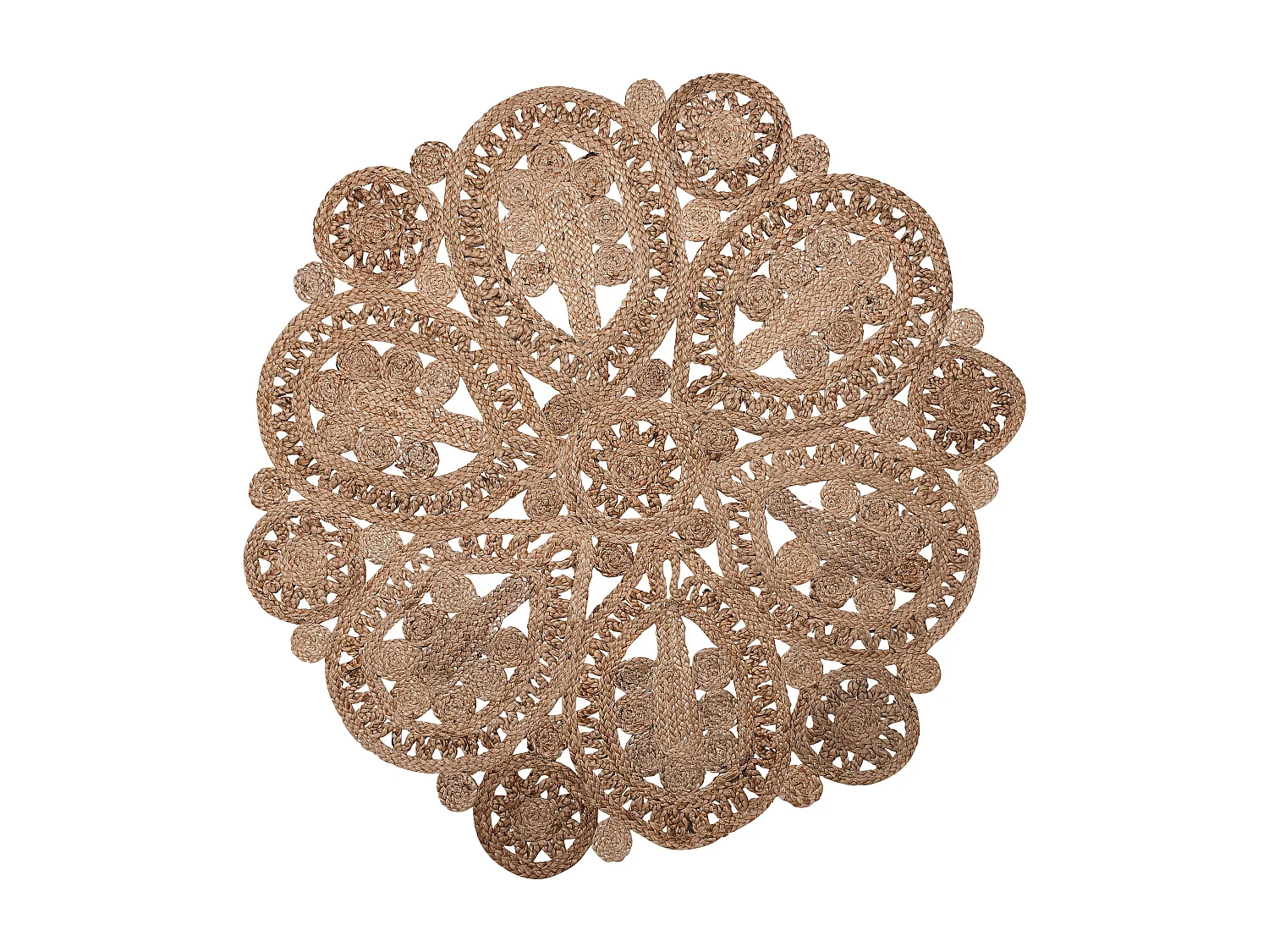 Tapis BUCAK Beige ø 120 cm Jute