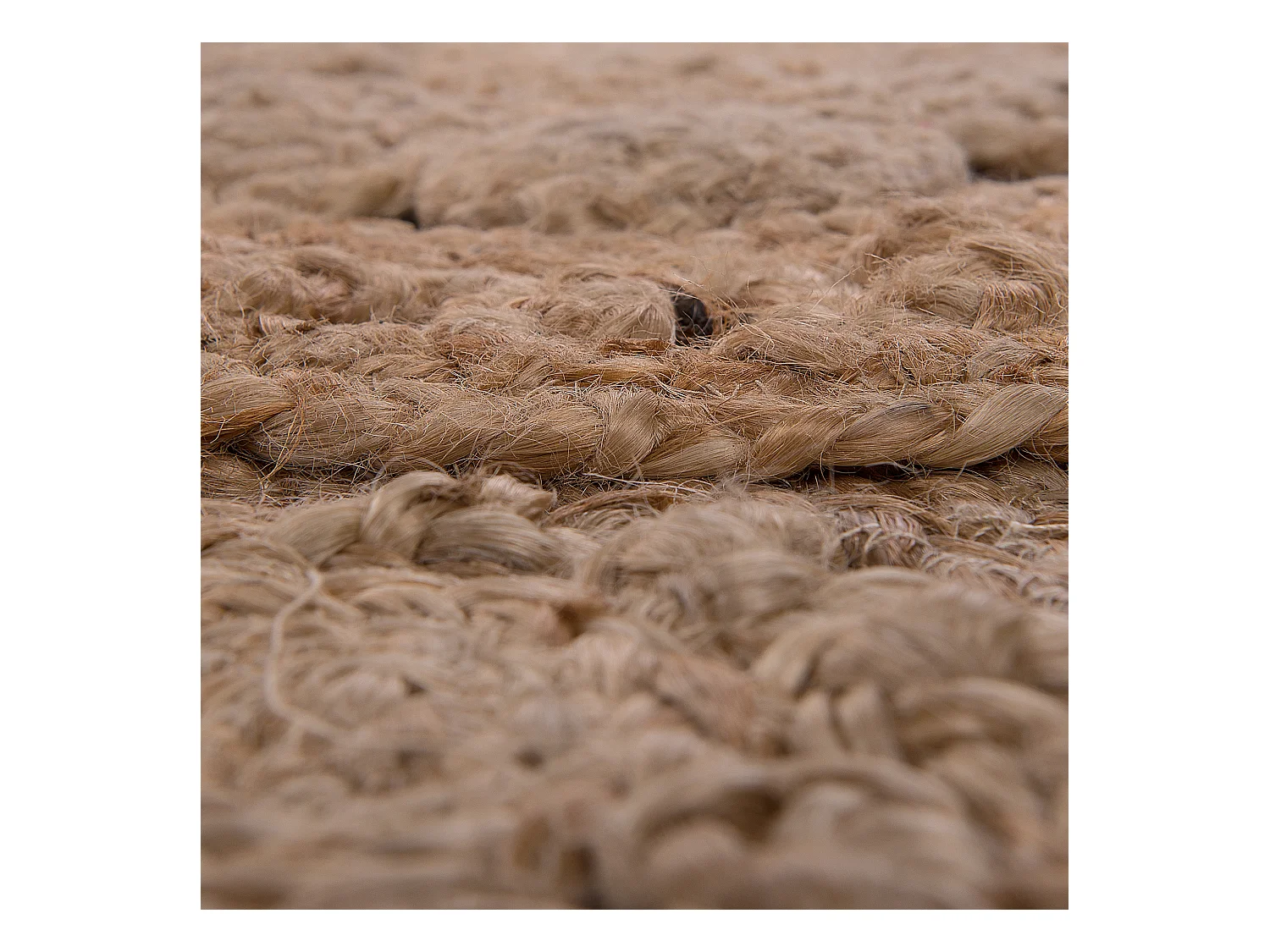 Tapis BUCAK Beige ø 120 cm Jute