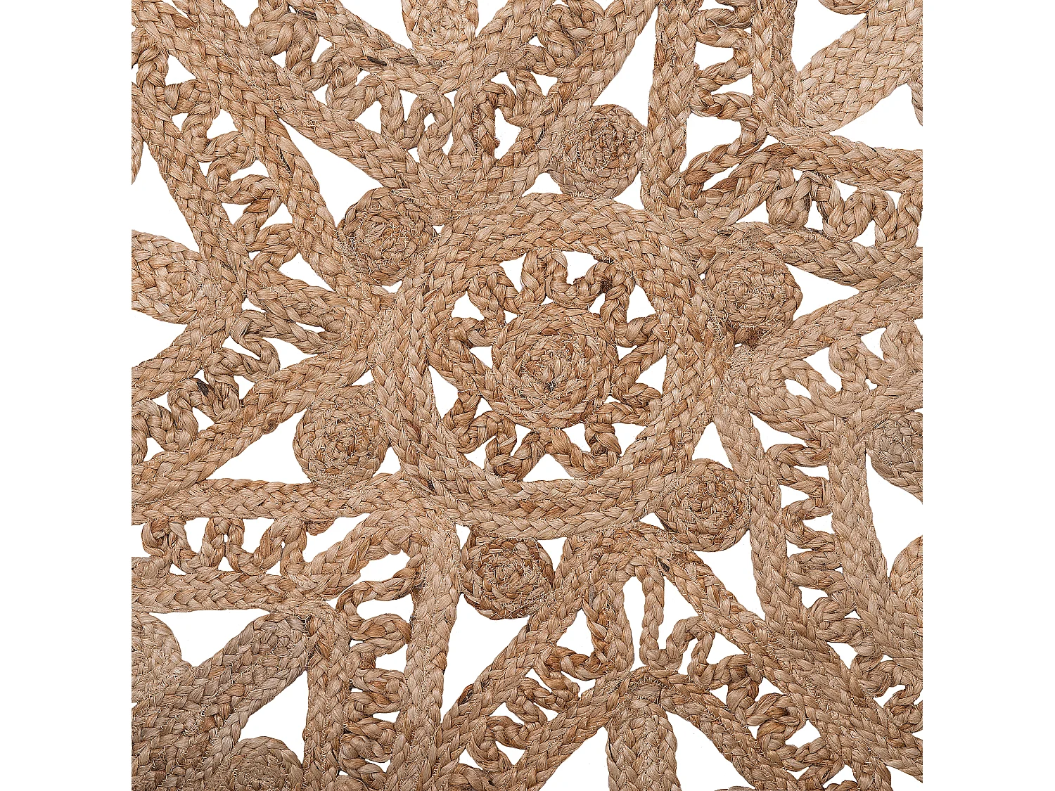 Vloerkleed BUCAK ø 120 cm Jute Beige