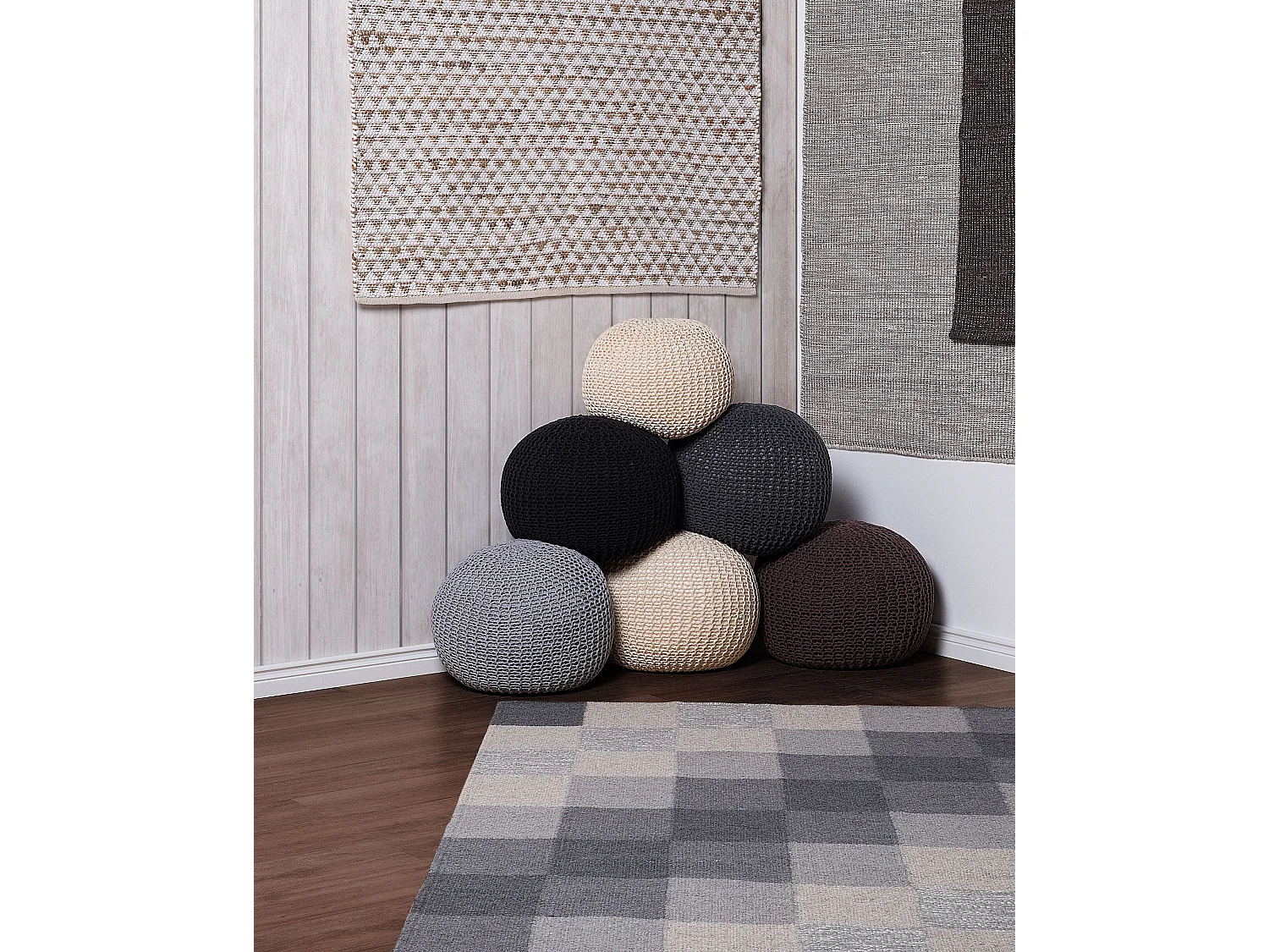 Tapis TUNCELI Beige 140 x 200 cm Coton