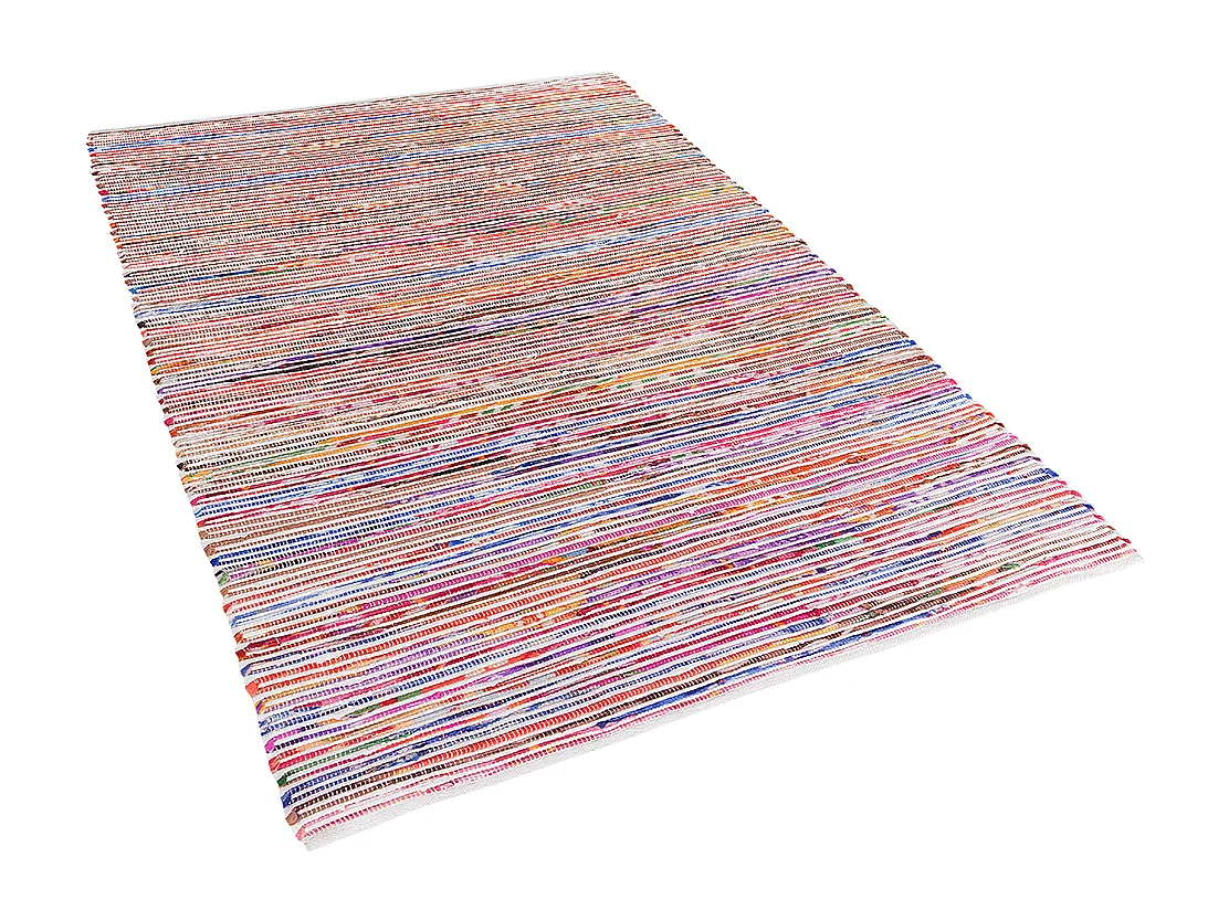 Tapete de algodão multicolor claro 140 x 200 cm BARTIN