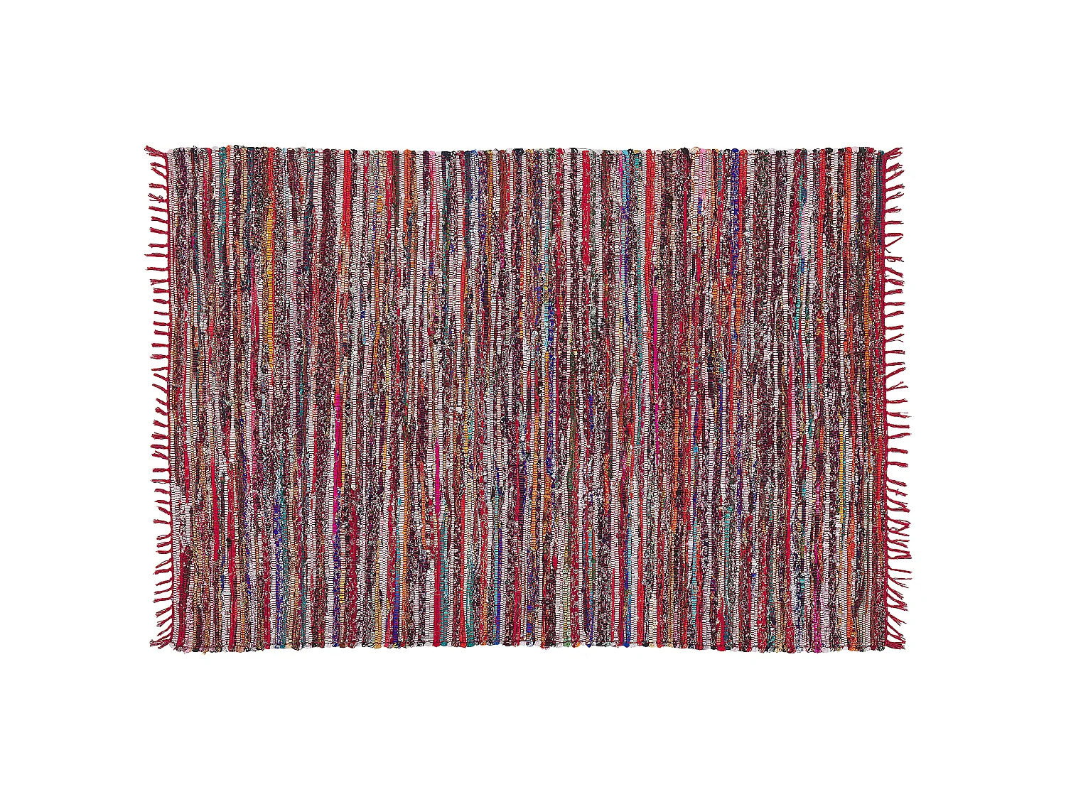 Teppich bunt 140 x 200 cm Kurzflor DANCA