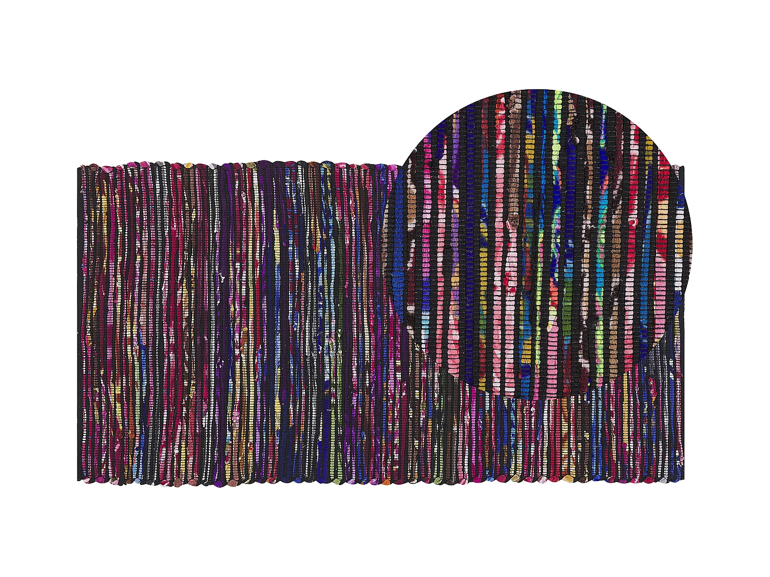 Tapis BARTIN Noir 80 x 150 cm