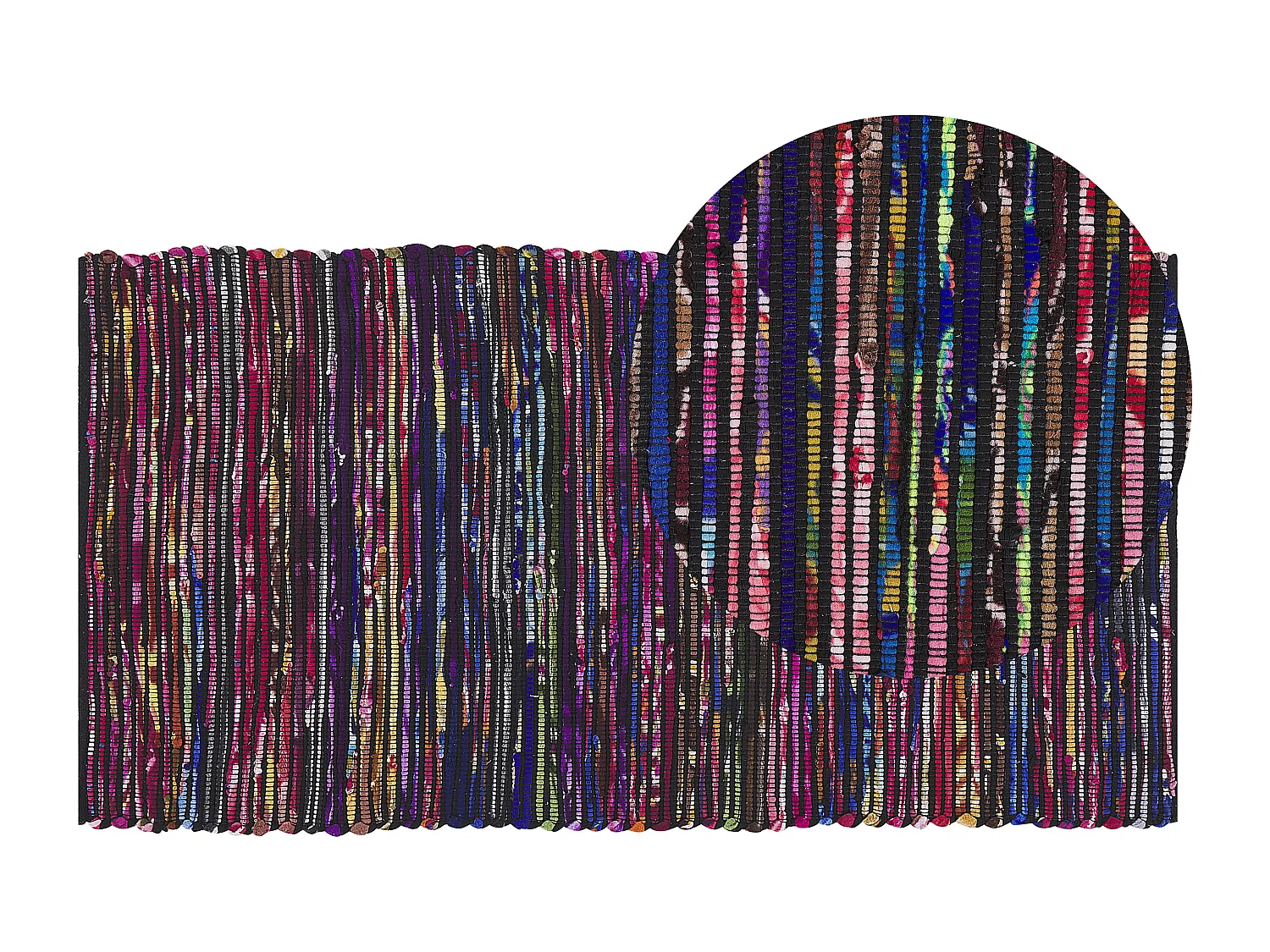 Tapis BARTIN Noir 80 x 150 cm