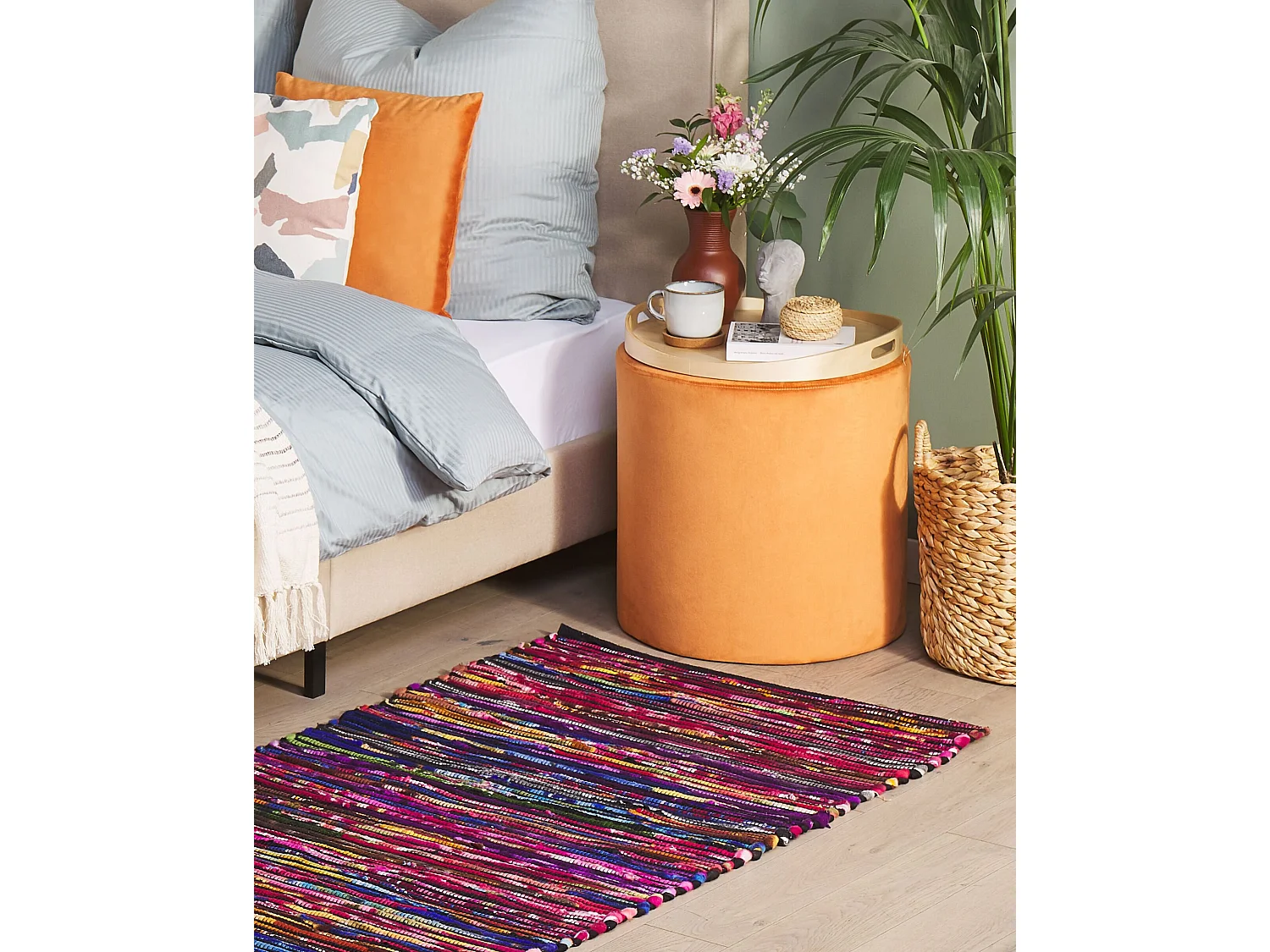 Tapis BARTIN Noir 80 x 150 cm