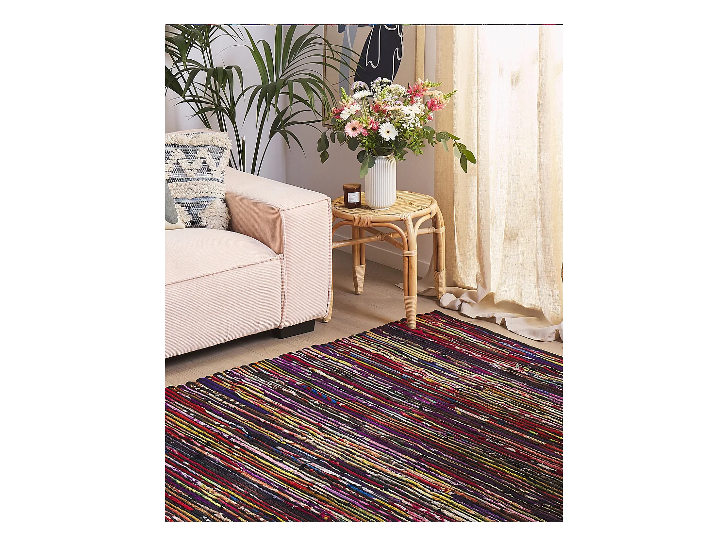 Tapis BARTIN Noir 160 x 230 cm