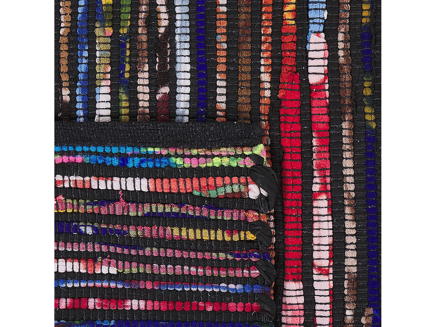 Tappeto cotone multicolore scuro 160 x 230 BARTIN