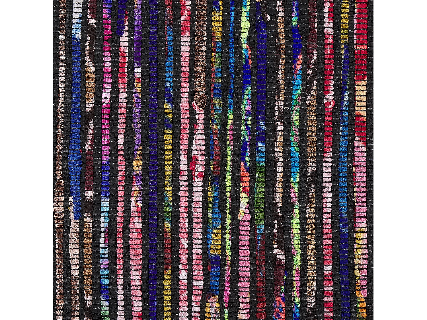 Tapis en coton multicolore foncé 160 x 230 cm BARTIN