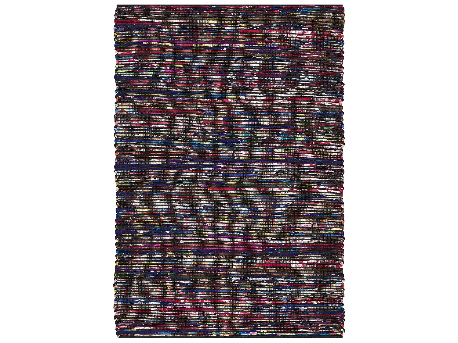 Tapis en coton multicolore foncé 160 x 230 cm BARTIN