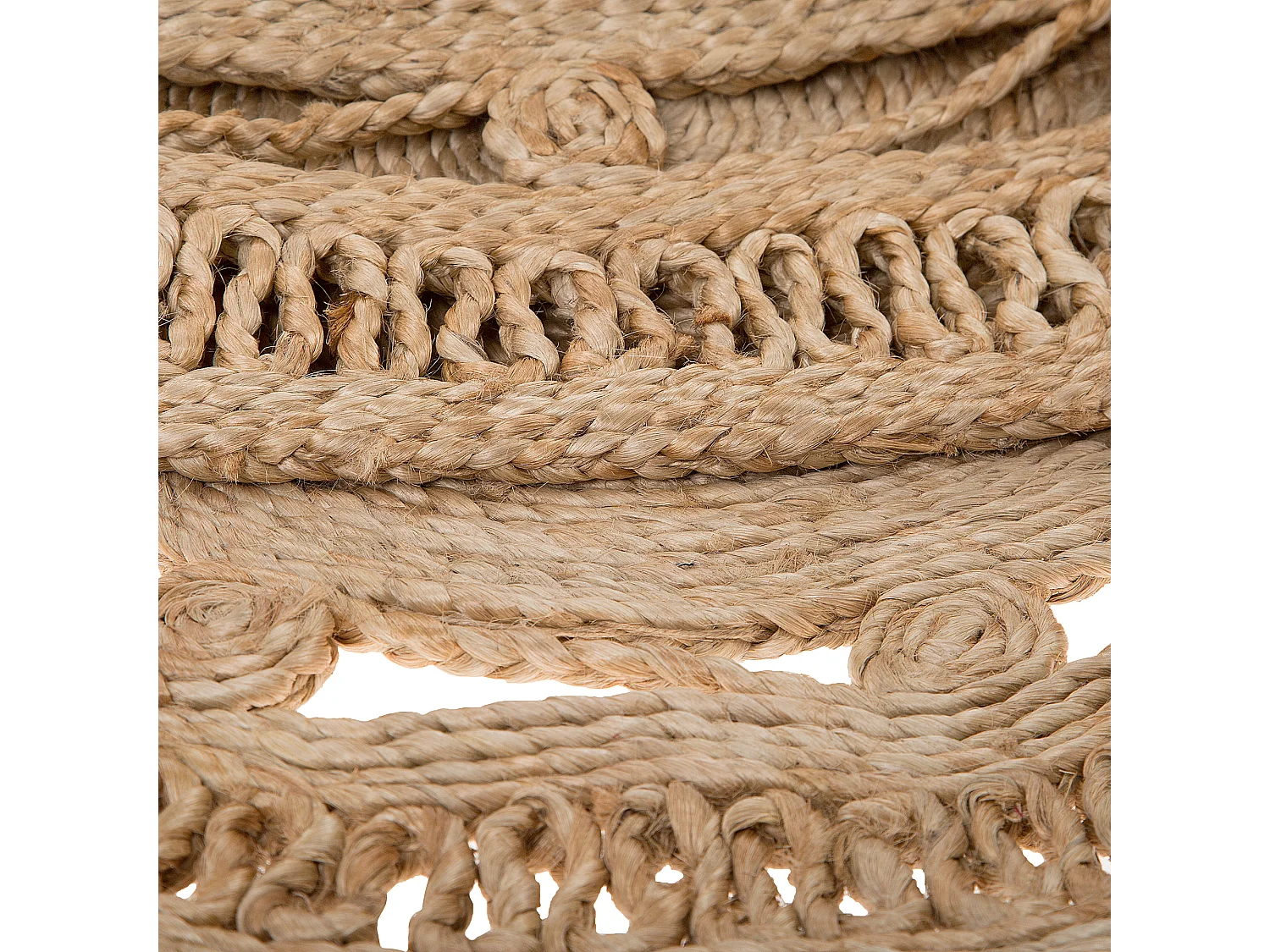 Tapis KERER Beige ø 140 cm Jute