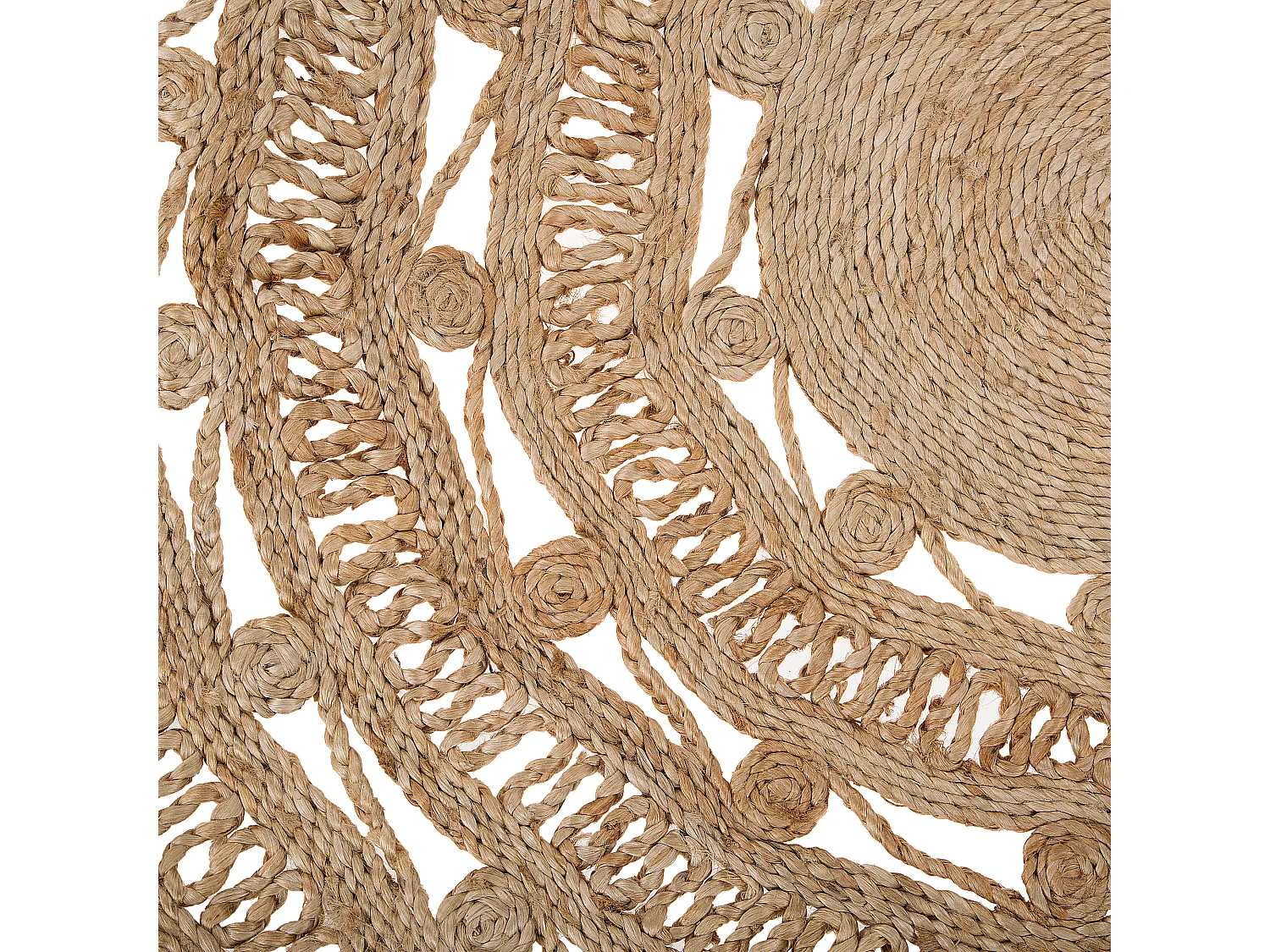 Tapis KERER ø 140 cm Jute Beige