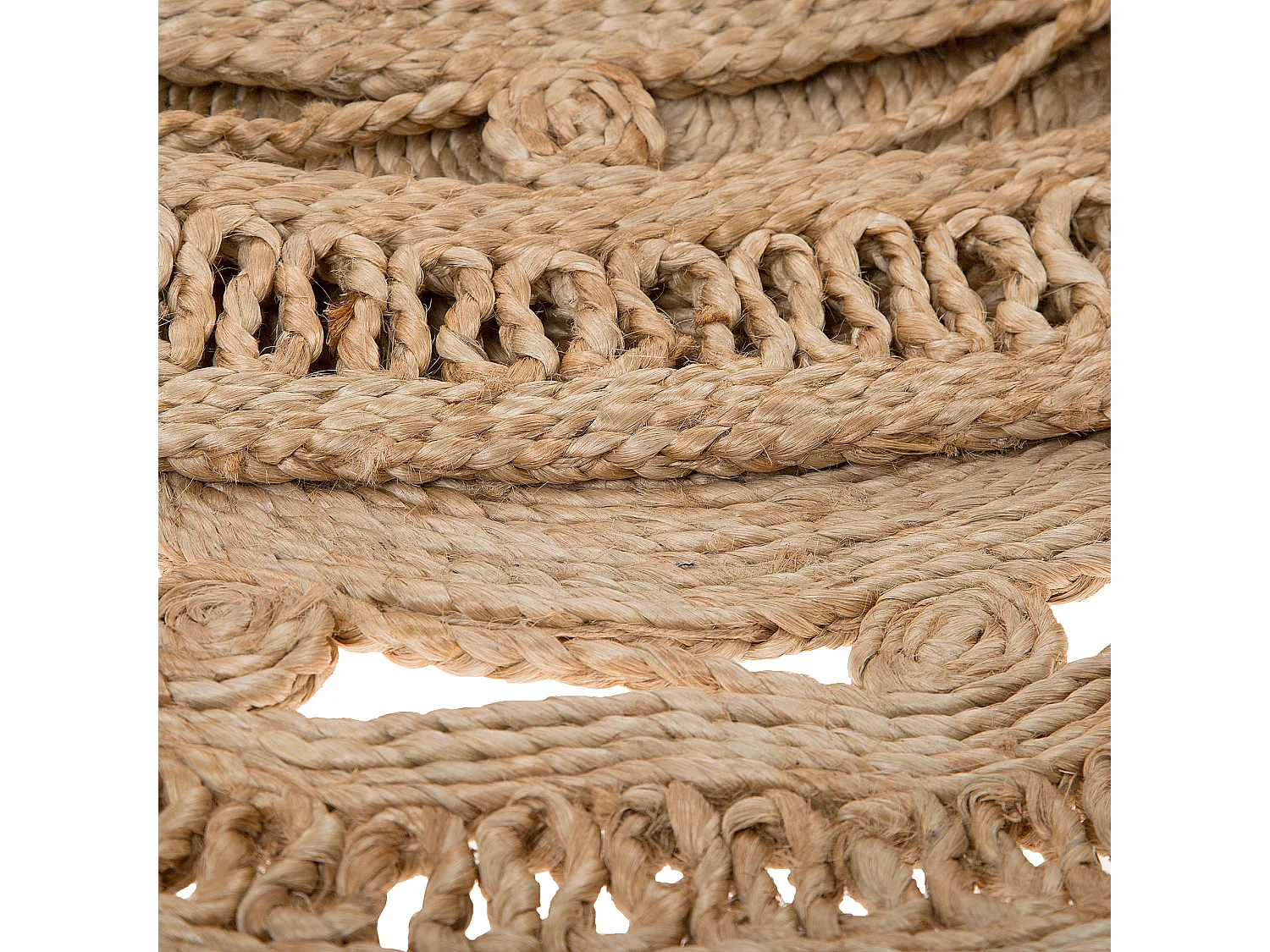 Tapis KERER ø 140 cm Jute Beige