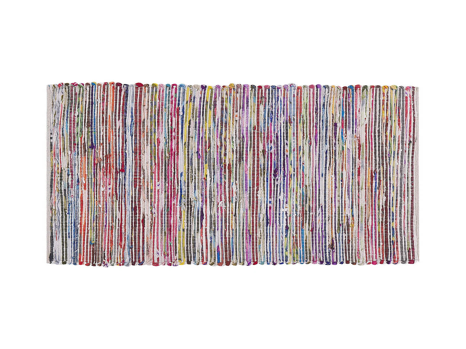 Tappeto cotone multicolore chiaro 80 x 150 BARTIN