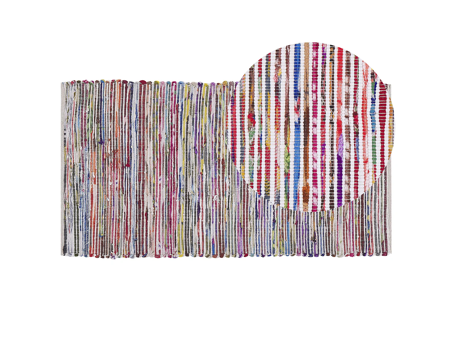Tapis en coton multicolore 80 x 150 cm BARTIN