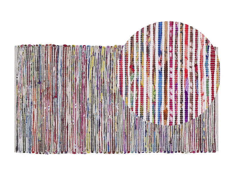 Tapis BARTIN Blanc 80 x 150 cm