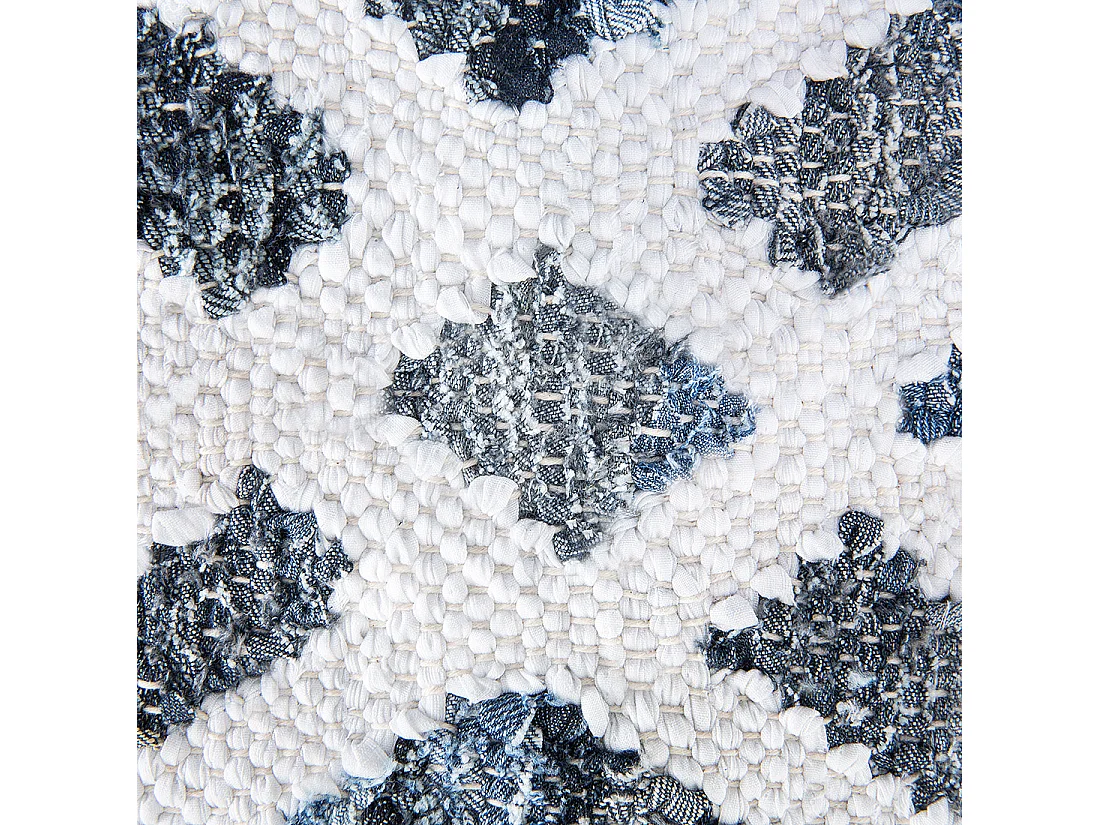 Vloerkleed katoen blauw 140 x 200 cm ADIYAMAN