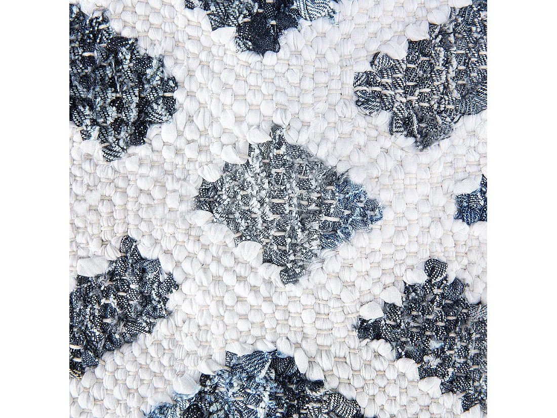 Tappeto cotone blu 140 x 200 cm ADIYAMAN