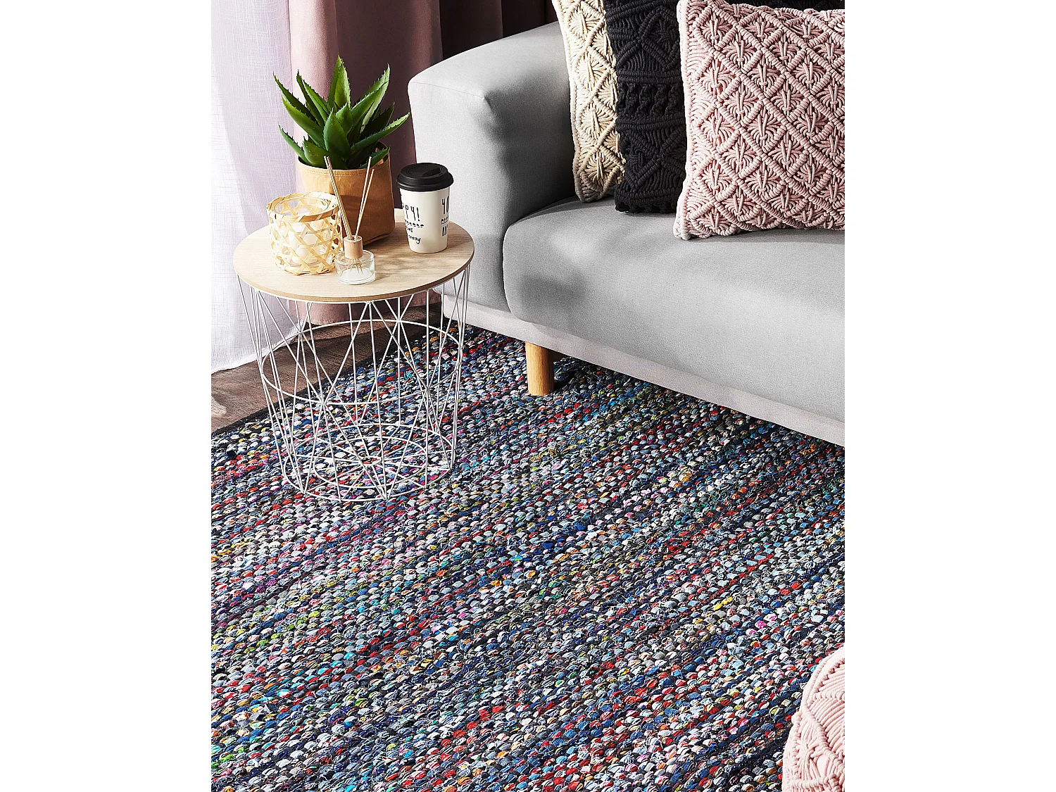 Tapis ALANYA Multicolore 160 x 230 cm Coton