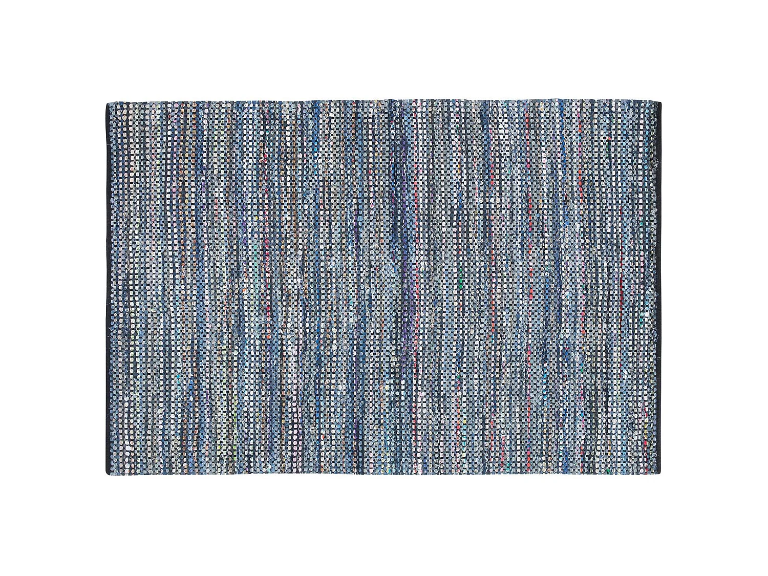 Teppich Baumwolle bunt 160 x 230 cm Kurzflor ALANYA
