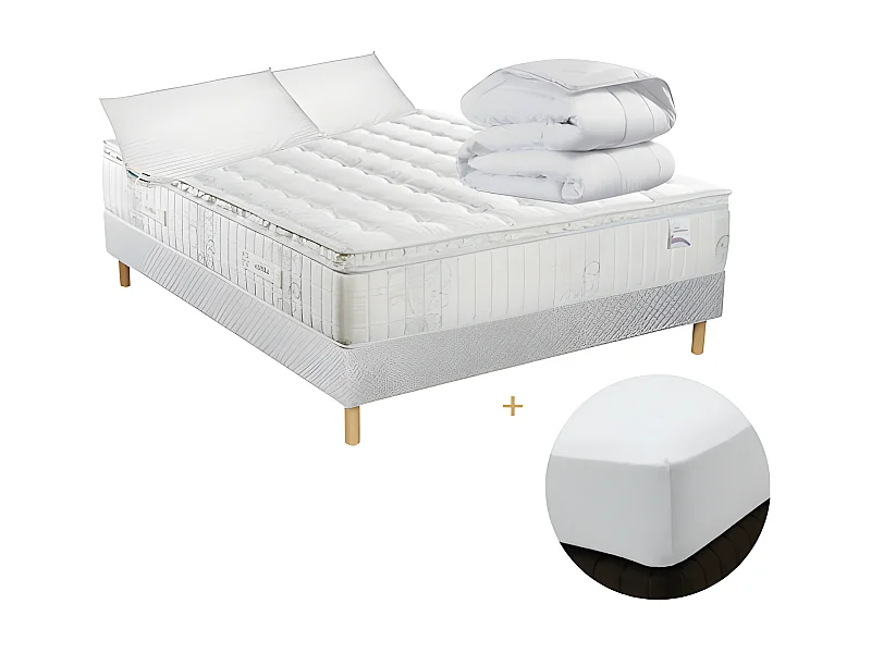 Ensemble Alitea Hotel PACK HAUT DE GAMME 90x190 Ressorts