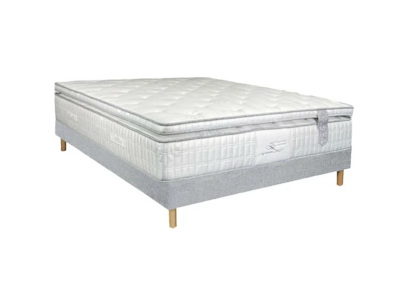 Ensemble Alitea Hotel GRAND MAJESTIC + Sommier Tradition Graphic 13cm + Pieds 160x200 Ressorts
