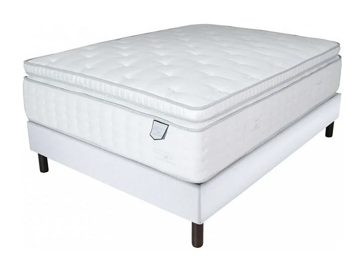 Ensemble Alitea Hotel GRAND MAJESTIC + Sommier Tradition Graphic 13cm + Pieds 160x200 Ressorts