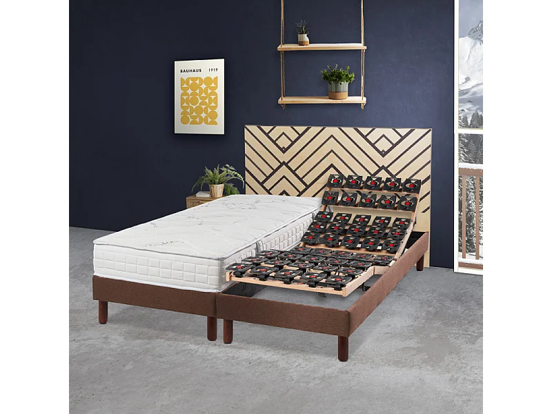 Literie electrique Essenzia Zen Ensemble VITALITE - Classic ressorts 2x70x190 Ressorts