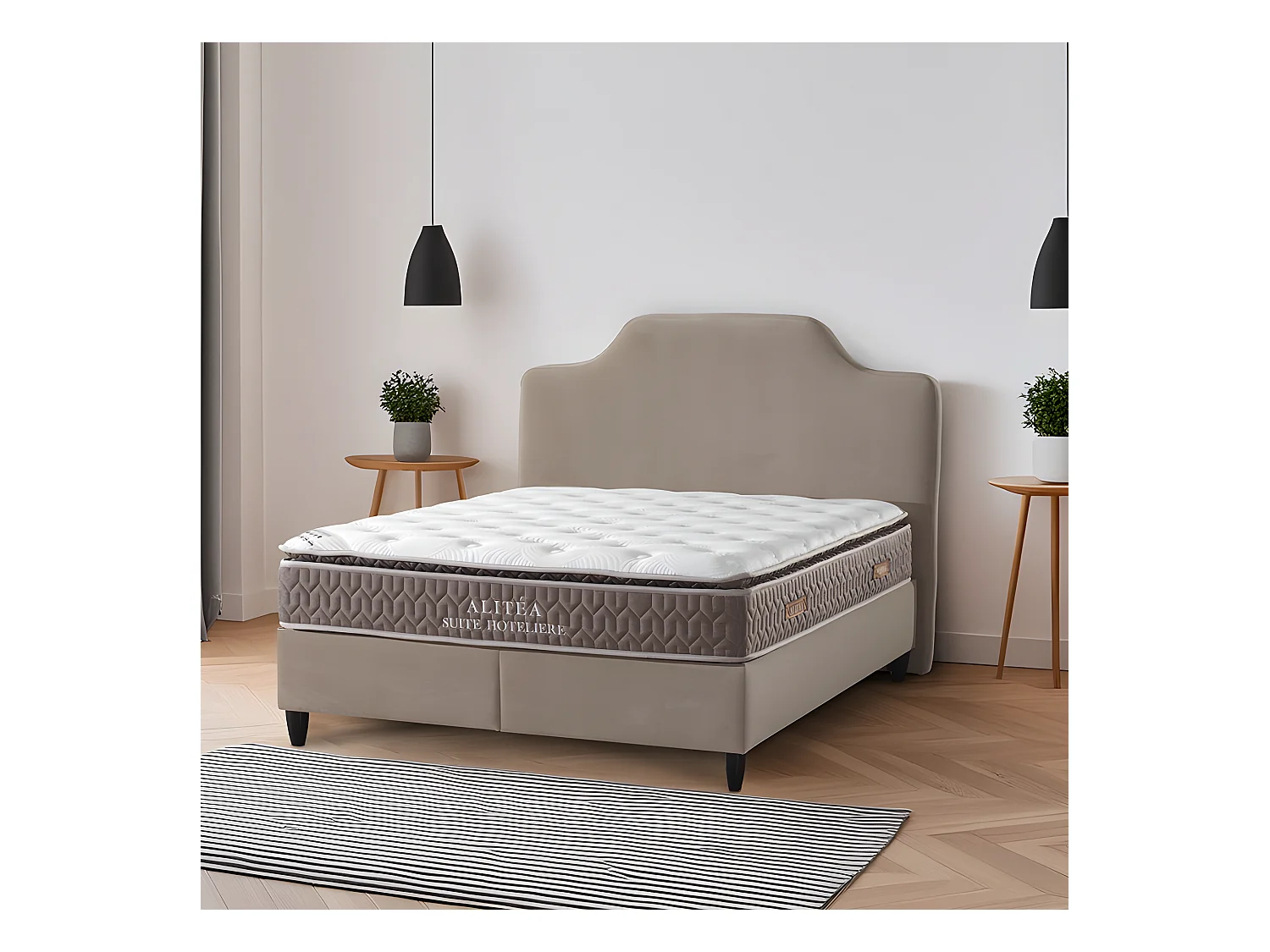 Matelas Alitea SUPERBE TRÈS FERME 180x200 Ressorts