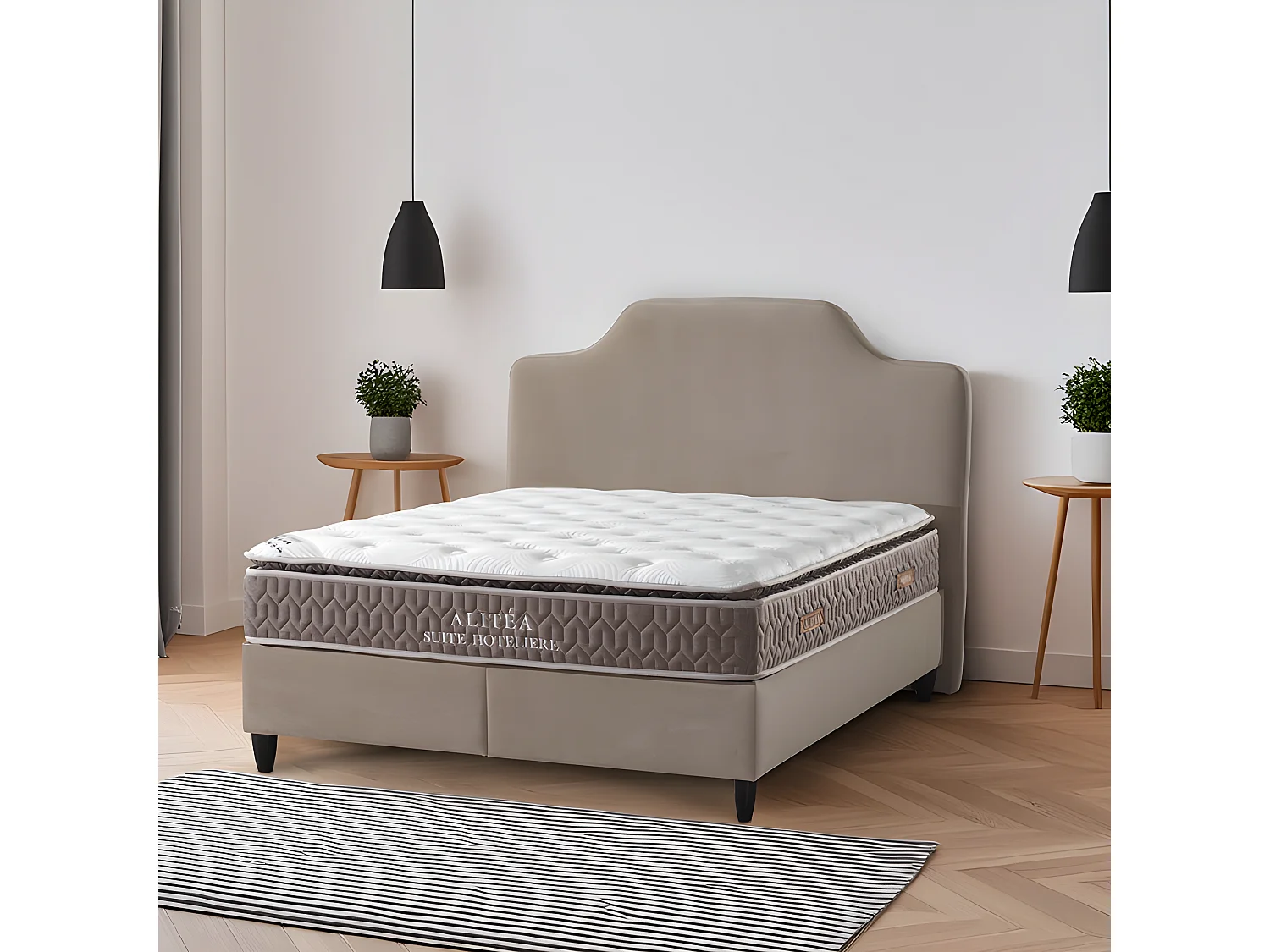 Matelas Alitea SUPERBE TRÈS FERME 140x190 Ressorts