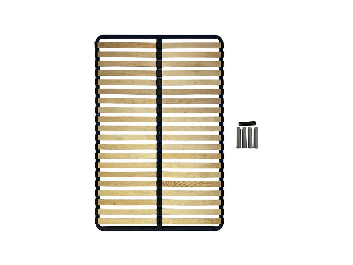Sommier Essenzia Cadre 40 lattes multiplis + pieds 120x190