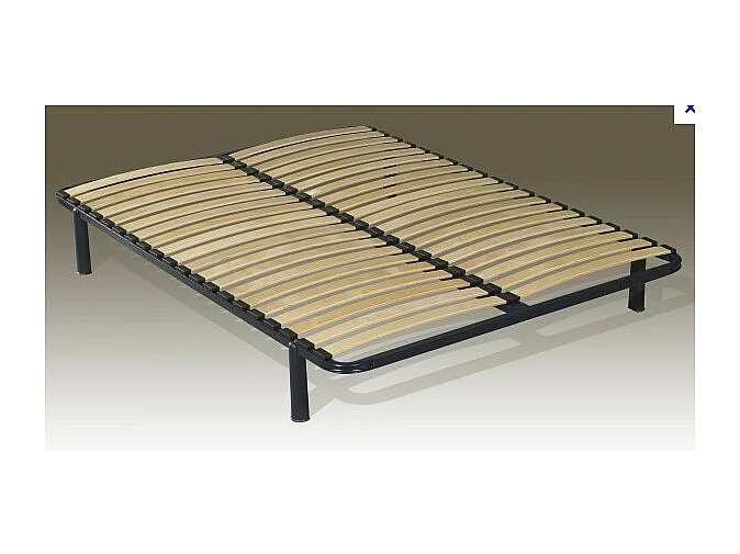Sommier Essenzia Cadre 40 lattes multiplis + pieds 120x190