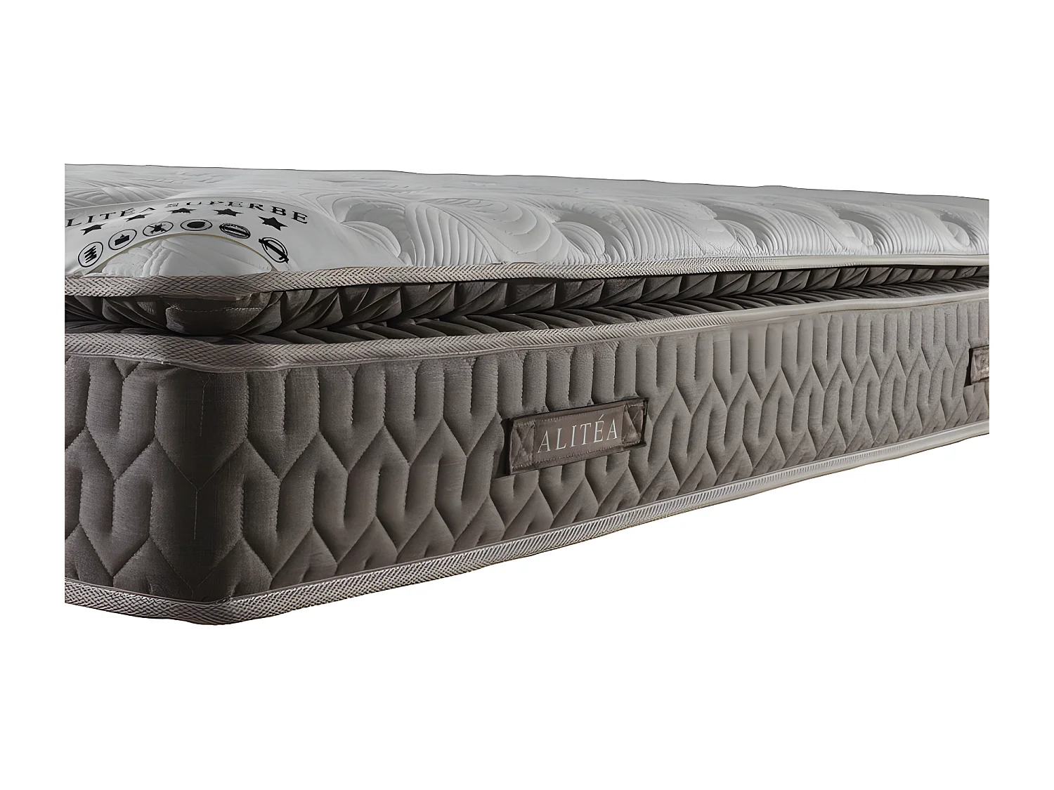 Matelas Alitea SUPERBE TRÈS FERME 160x200 Ressorts