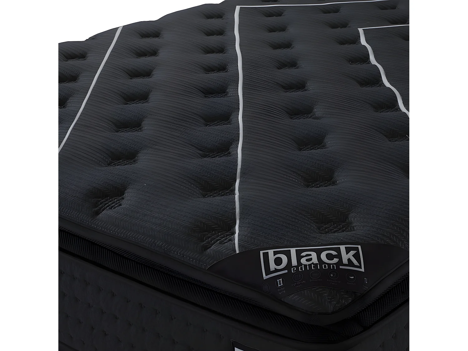 Matelas Alitea BLACK EDITION  4500 Ressorts 180x200 Ressorts