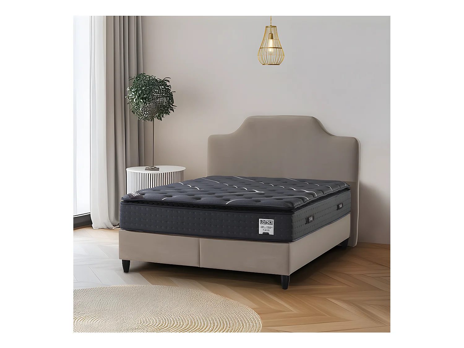 Matelas Alitea BLACK EDITION LIMITÉE 4500 180x200 Ressorts