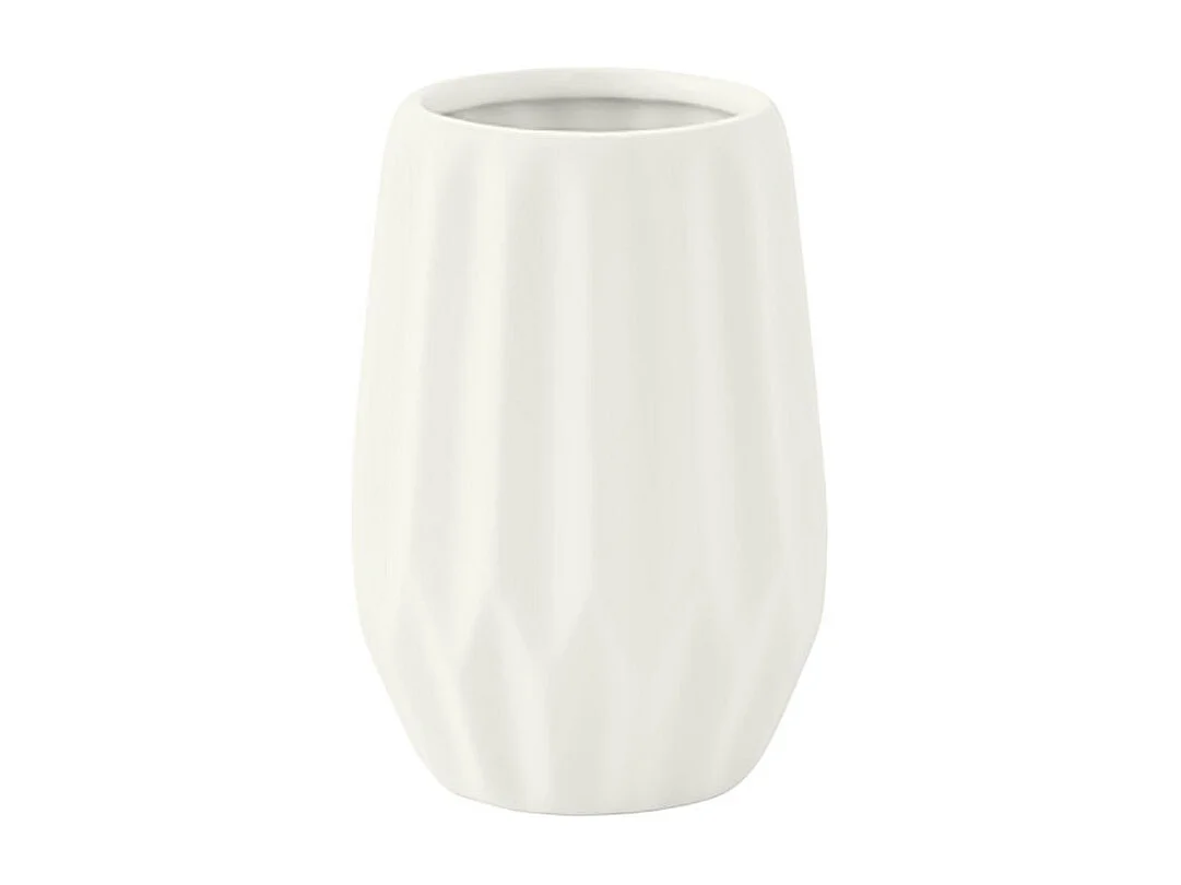 Set salle de bain à relief 4 pièces céramique blanc