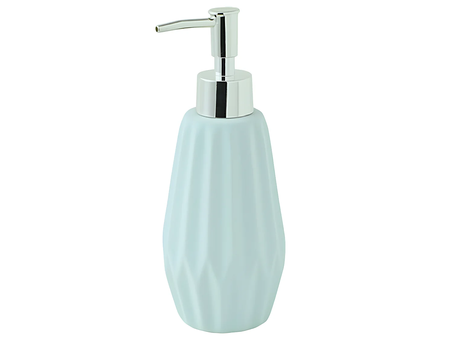 Set salle de bain à relief 4 pièces céramique bleu