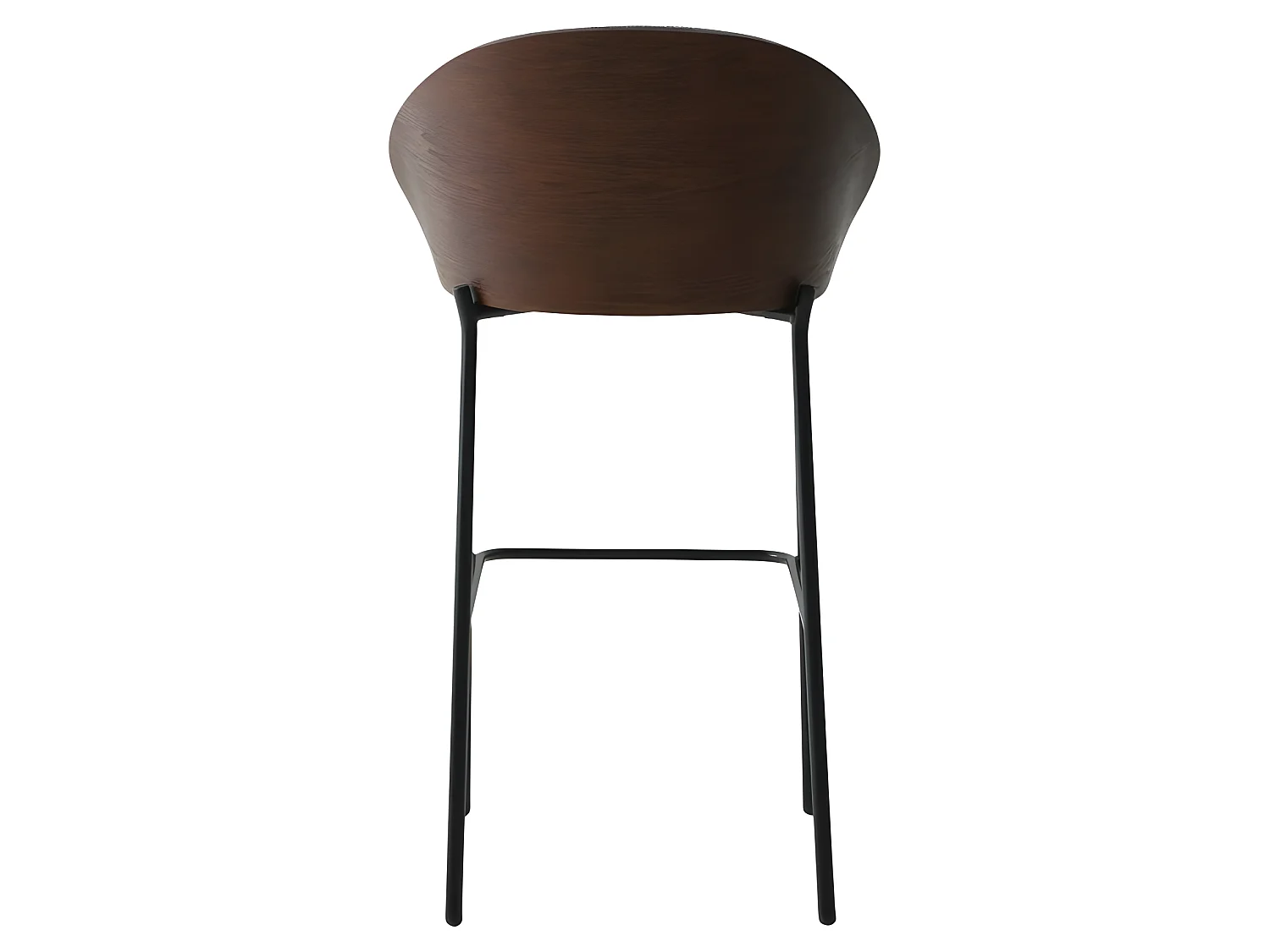 Canelas barstoel lichtgrijs, donker bruin.