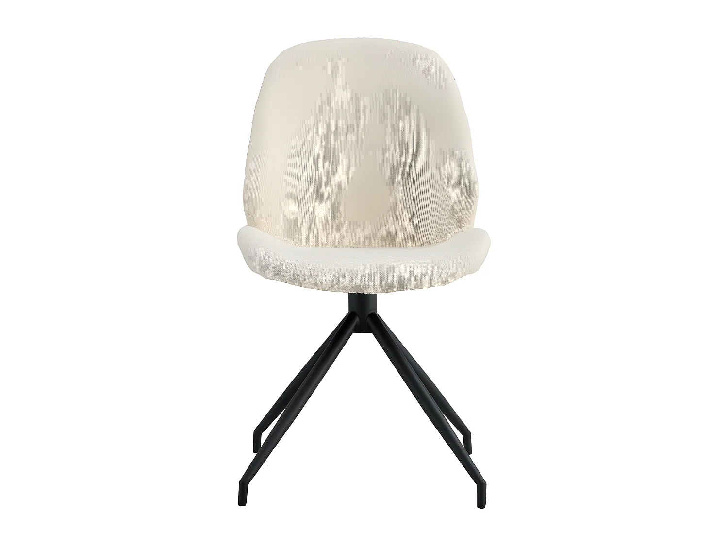 Chaise Pivotante En Tissu Bouclé Monte Carlo