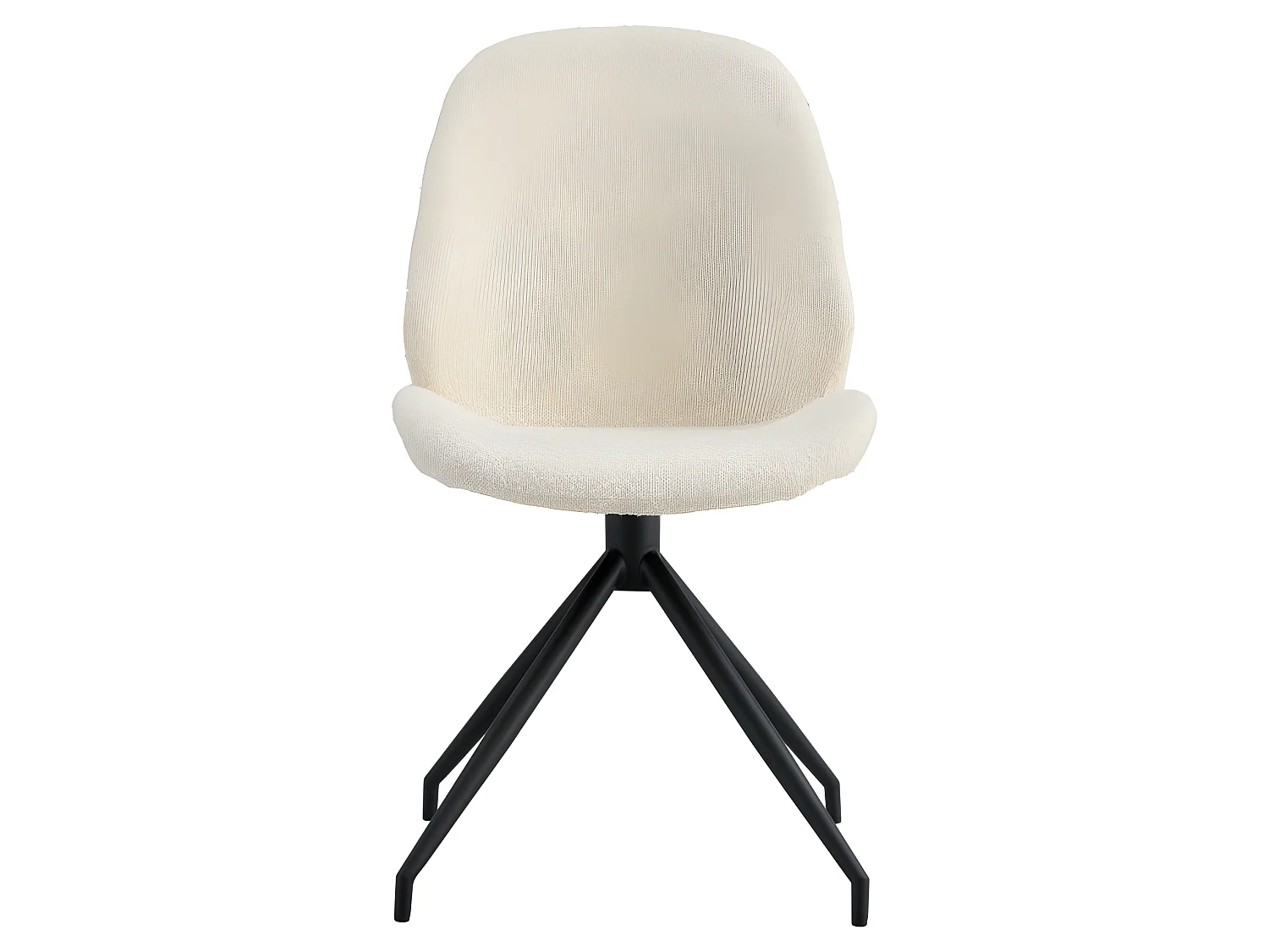 Chaise Pivotante En Tissu Bouclé Monte Carlo