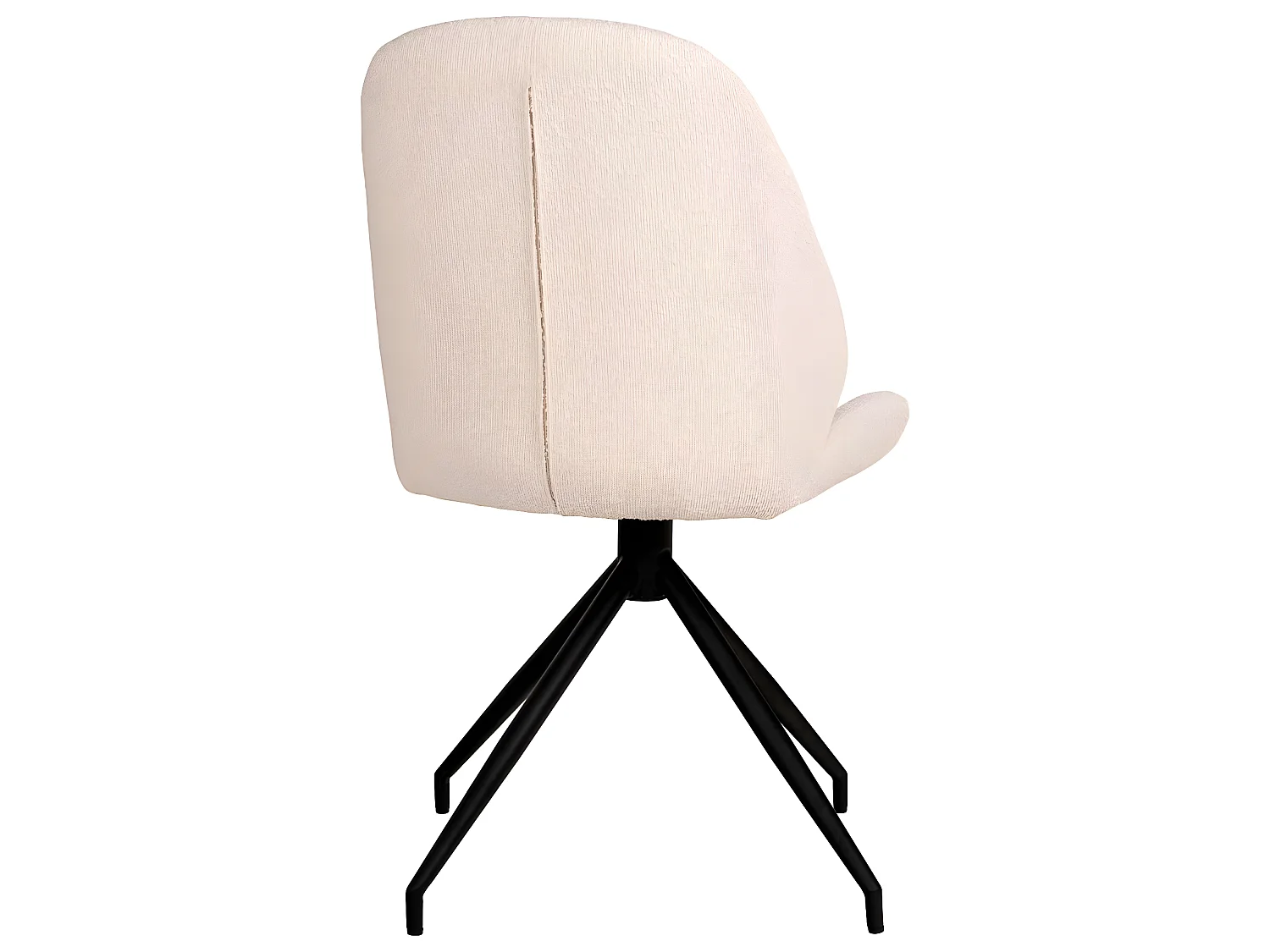 Chaise Pivotante En Tissu Bouclé Monte Carlo