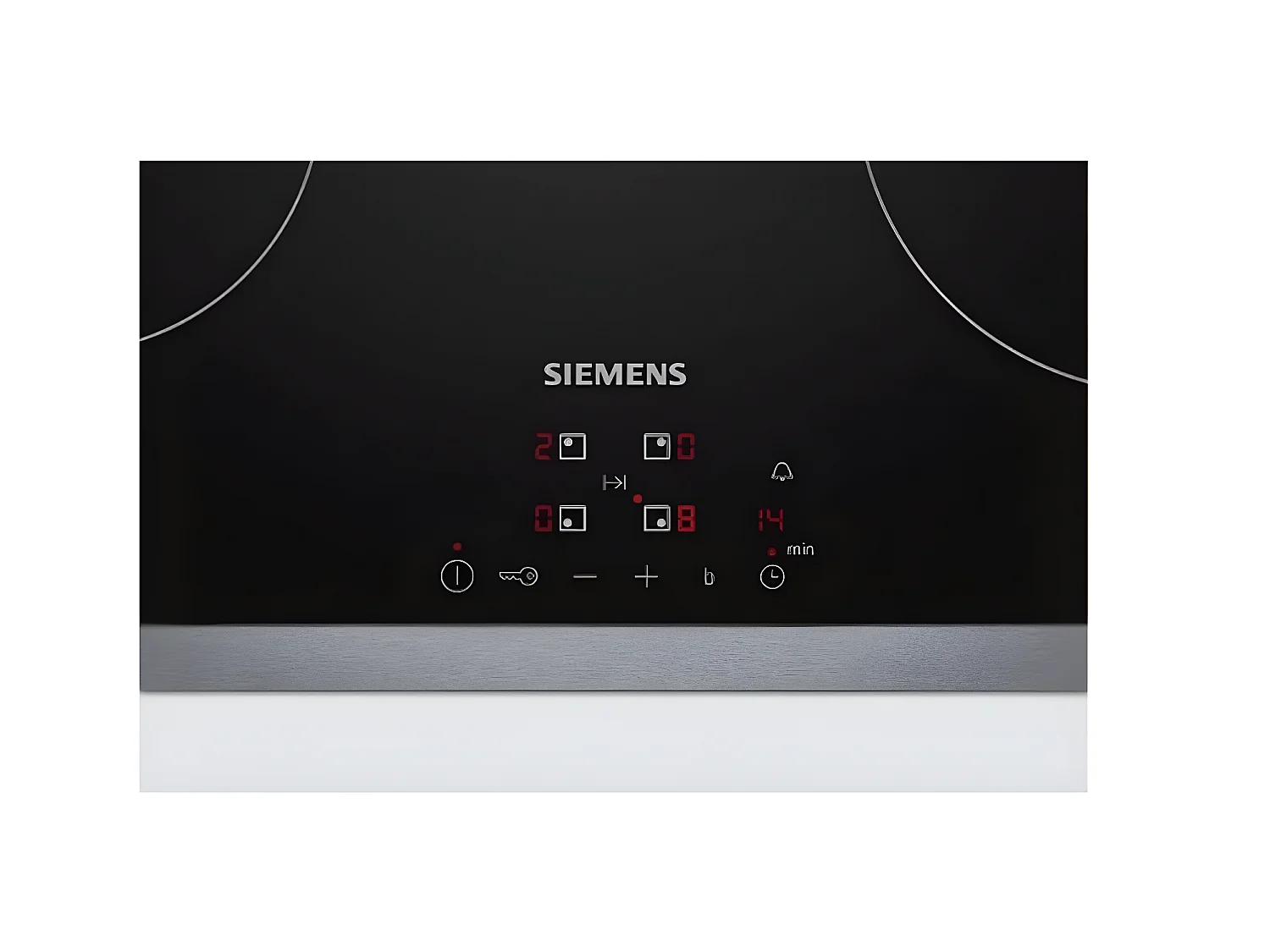 Siemens Table de cuisson aspirante induction 60cm 4 foyers 7400w noir - ED611BS16E