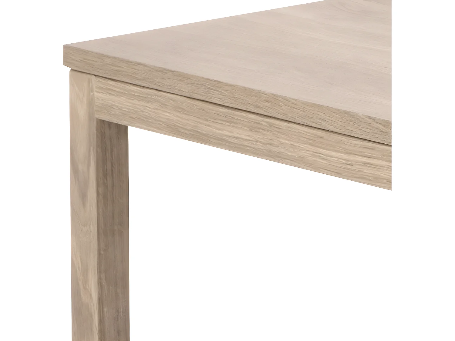 Corn Couchtisch 2 stk. in massiver Eiche und Eichenfurnier weiss gelaugt.