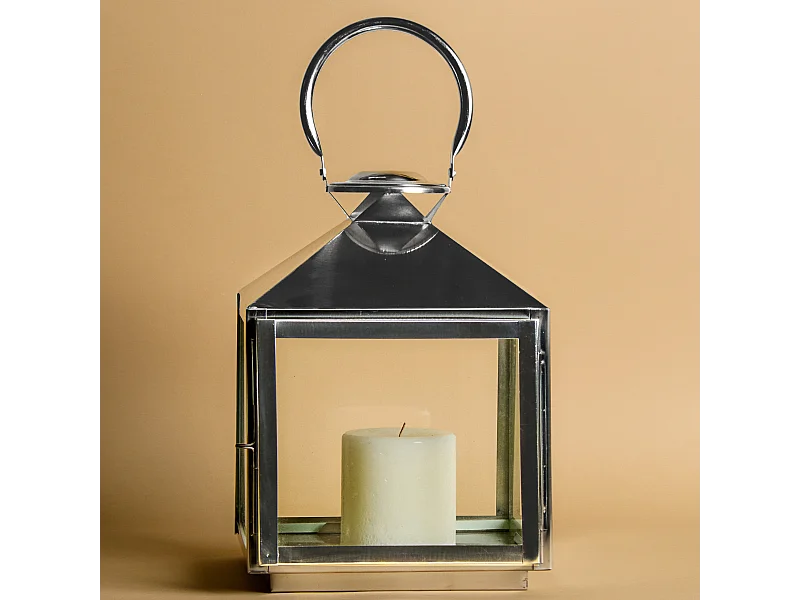 Lanterne Tara Grand Format - Argenté