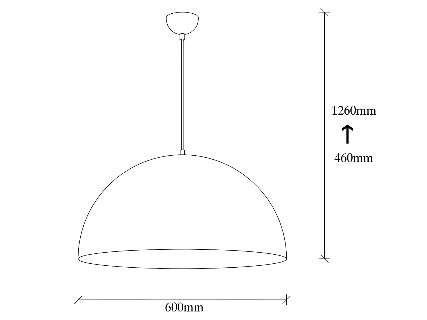 Lampada da soffitto Harvey bianca nordica con interno dorato in stile nordico 1xE27 ø60cm
